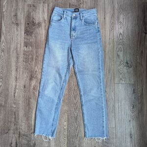 BDG Urban Outfitters Girlfriend High Rise Cropped Straight Tapered Jean